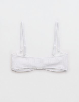 Aerie Crinkle Ring Bandeau Bikini Top