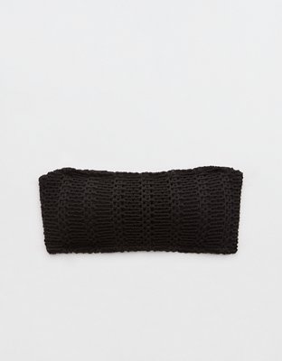 Aerie The Boardwalker Cloudweave Crochet Bikini Top