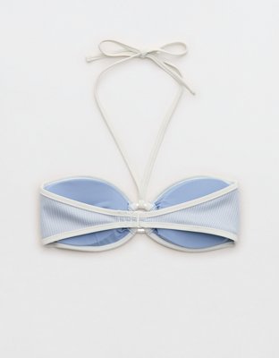 Haut de bikini bandeau côtelé Aerie
