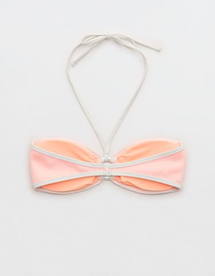 Haut de bikini bandeau côtelé Aerie