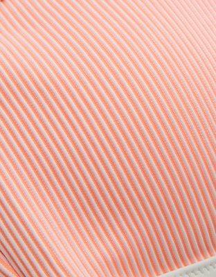 Haut de bikini bandeau côtelé Aerie