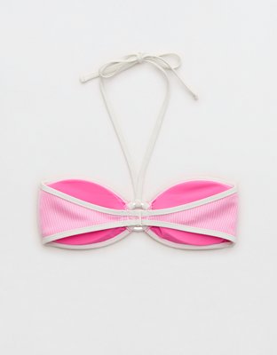 Aerie Ribbed Bandeau Bikini Top