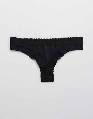 Aerie Sunnie Blossom Lace Thong Underwear