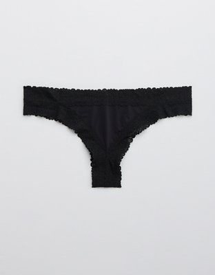 Aerie Sunnie Blossom Lace Thong Underwear