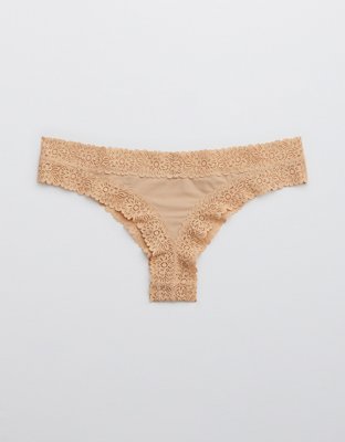 Aerie Sunnie Blossom Lace Thong Underwear