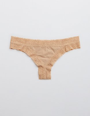 Aerie Sunnie Blossom Lace Thong Underwear