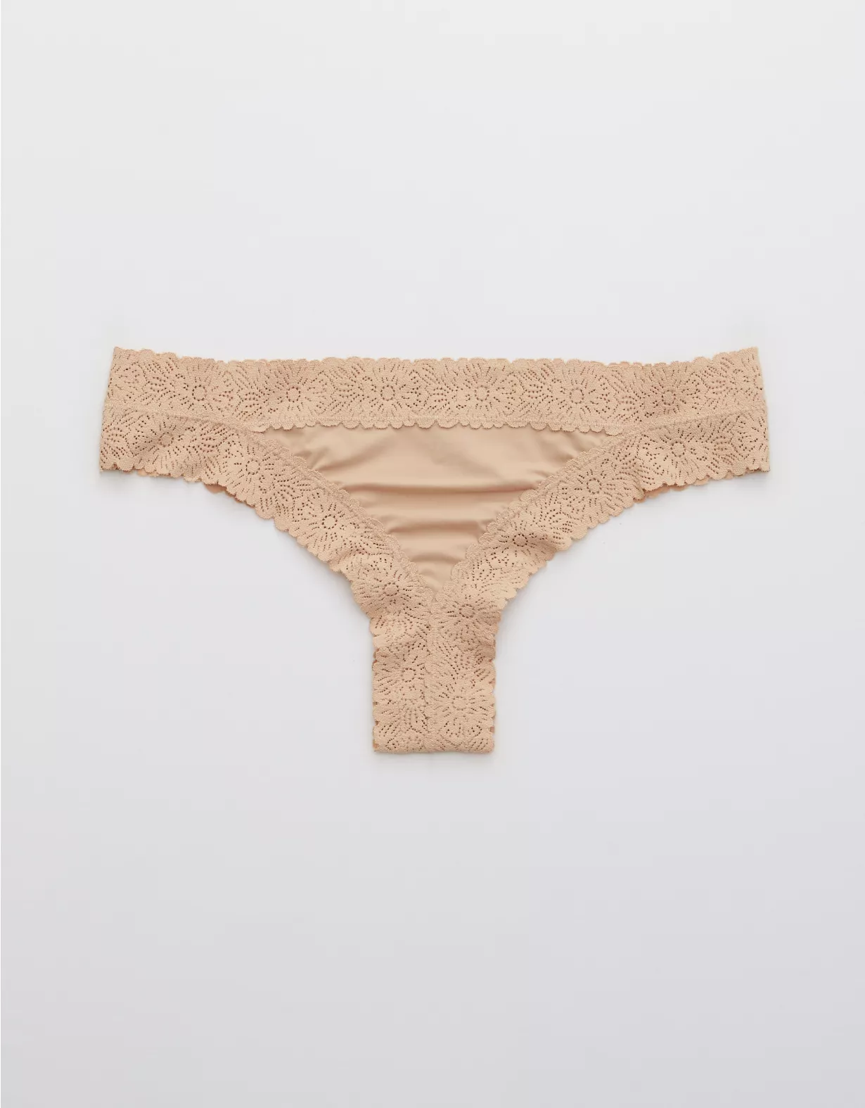 Aerie Sunnie Blossom Lace Thong Underwear