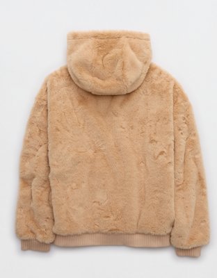 Aerie Fuzzy Full Zip Jacket