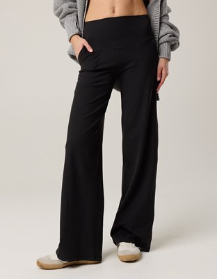 AE Mid-Rise Wide-Leg Pull-On Pant | American Eagle display picture 1