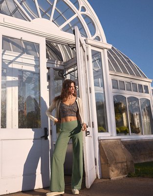 OFFLINE By Aerie Real Me XTRA High Waisted Ribbed Trouser