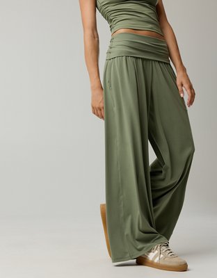 OFFLINE By Aerie Real Me Foldover Super Wide Leg Pant