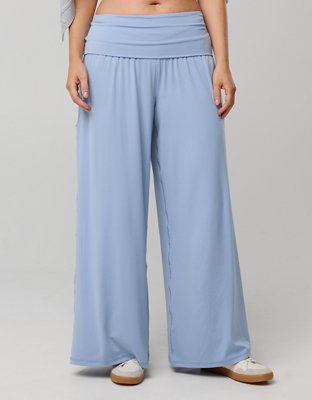 OFFLINE By Aerie Real Me Foldover Super Wide Leg Pant