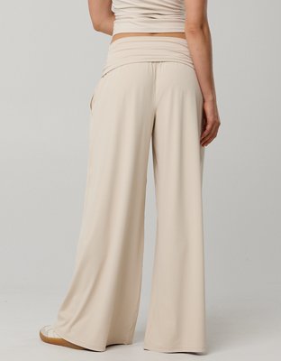 OFFLINE By Aerie Real Me Foldover Super Wide Leg Pant
