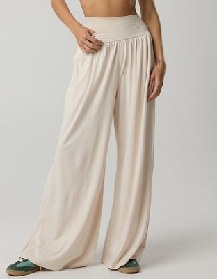OFFLINE By Aerie The Hugger Go With The Flow Super Wide Leg Pant