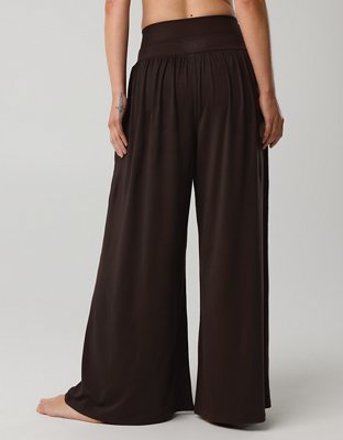 OFFLINE By Aerie The Hugger Go With The Flow Super Wide Leg Pant