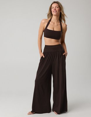OFFLINE By Aerie The Hugger Go With The Flow Super Wide Leg Pant