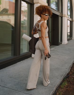 OFFLINE By Aerie Real Me XTRA Tie Back Trouser