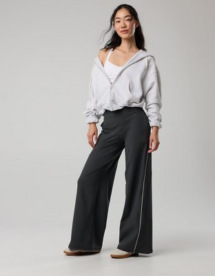 OFFLINE By Aerie The Hugger Piping Wide Leg Pant
