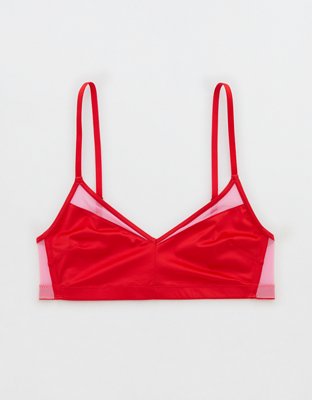 Aerie x Emily + Meritt Shine Mesh Bralette