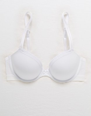 Aerie Real Happy Demi Lightly Lined Lace Bra