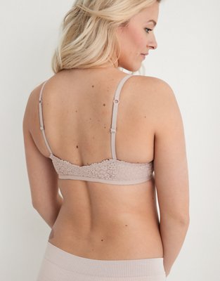 Aerie Real Happy Demi Lightly Lined Lace Bra