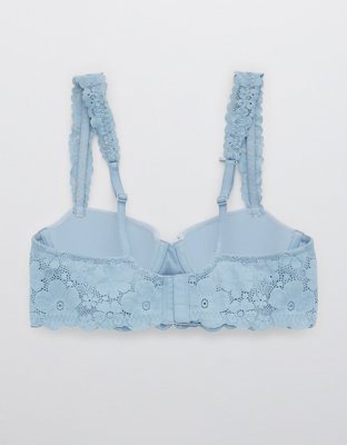 Aerie Real Happy Demi Lightly Lined Retro Lace Bra