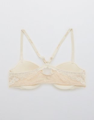 Aerie Real Happy Demi Lightly Lined Lace Bra