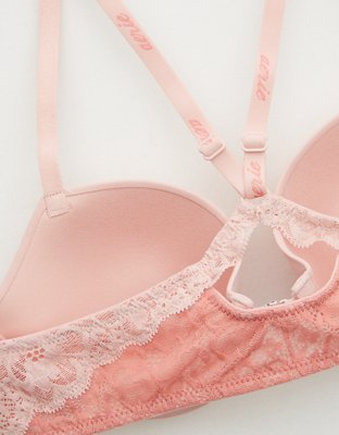 Aerie Real Happy Demi Lightly Lined Lace Bra