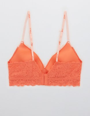 Aerie Real Happy Wireless Lightly Lined Lace Bra