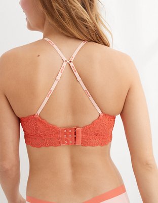 Aerie Real Happy Wireless Lightly Lined Lace Bra