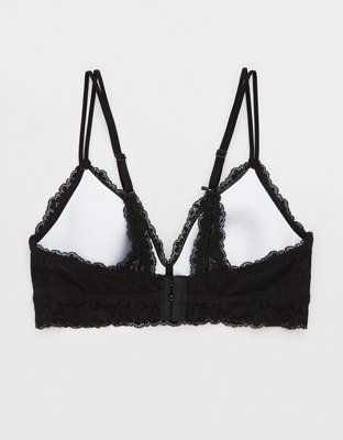 Aerie Real Happy Wireless Lightly Lined Candy Lace Bra