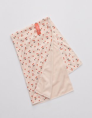 Kitsch Cherry Print Hair Towel