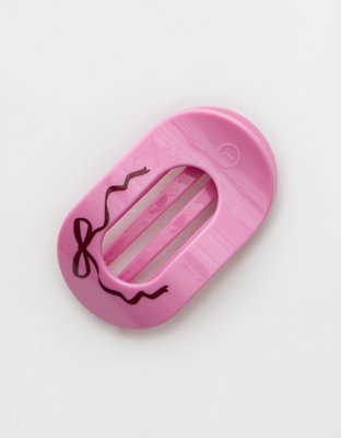 Аксессуары для волос Teleties Bow Flat Clip, цвет: Розовый — фото 1