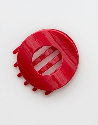 Аксессуары для волос Teleties Circle Flat Clip, цвет: Красный — фото 1