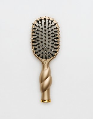 Аксессуары Teleties Mini Chrome Hairbrush, цвет: Золотой — фото 2