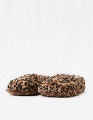 Warmies Leopard Slippers