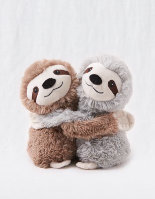 sloth hugging pillow