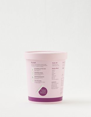 Rael Organic Cotton Core Tampons