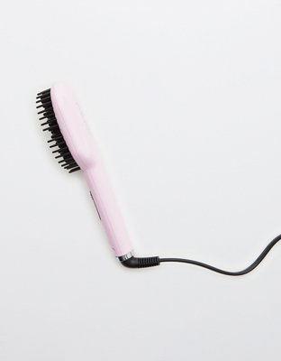 Eva Nyc Lavender Crystal Mini Thermal Straightening Brush