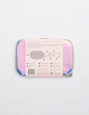 Eva Nyc Lavender Crystal Mini Thermal Straightening Brush