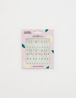 Le Mini Macaron Wildflowers Mini Nail Stickers