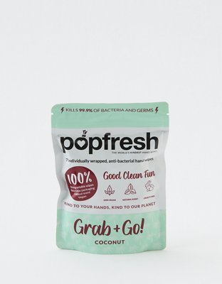 Popfresh Grab  Go Coconut Disinfecting Wipes