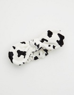 Animal Print Fuzzy Spa Headband