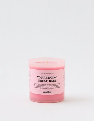 Candier You're Doing Great Babe Candle