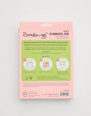 The Crème Shop Be Wonderful Face Masks