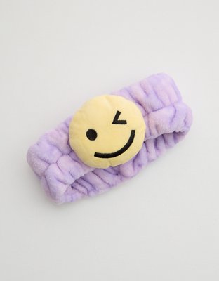 Crème Shop 3D Smiley Spa Headband