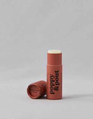 Poppy & Pout Pomegranate Peach Lip Balm