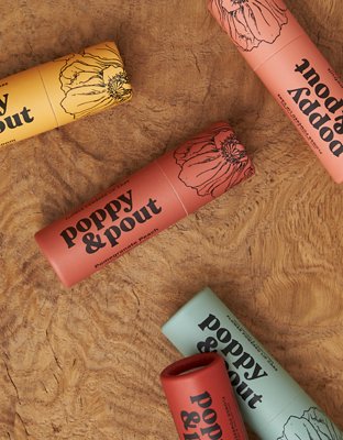 Poppy & Pout Pomegranate Peach Lip Balm