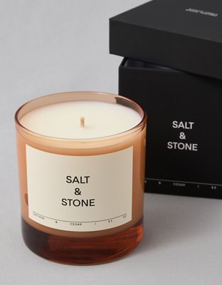 Salt & Stone Saffron & Cedar Candle