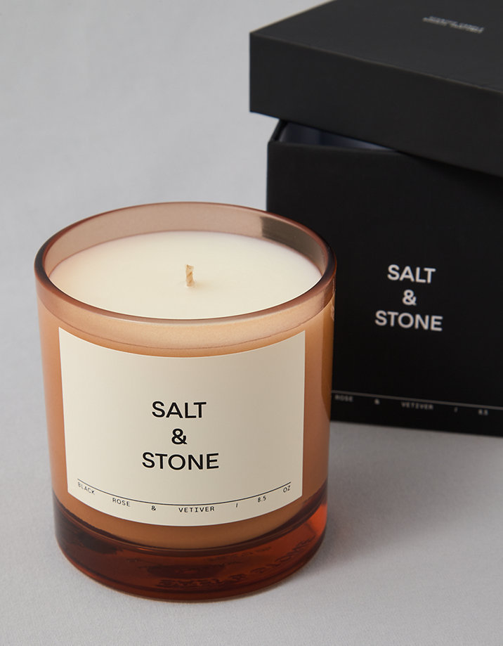 Salt & Stone Black Rose & Vetiver Candle